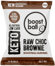 Raw Chocolate Brownie Keto Balls