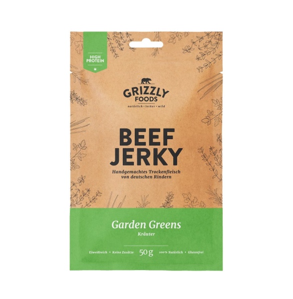 Beef Jerky Garden Greens | 50g