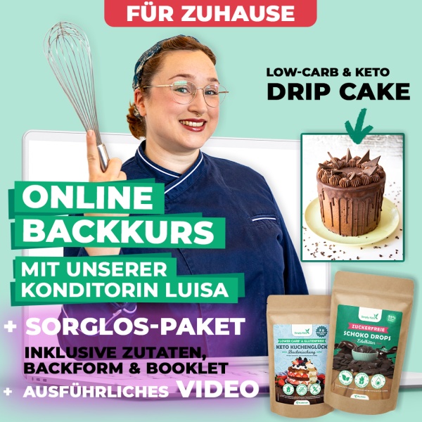 Online Backkurs "Drip-Cake" mit Videos + Booklet mit Backzutaten & Materialien