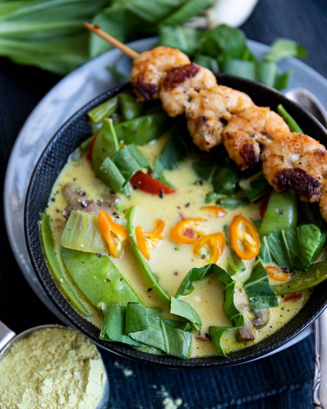 Low-Carb Thai Curry Suppe mit Garnelen | Herzhafte Gerichte | Rezepte ...