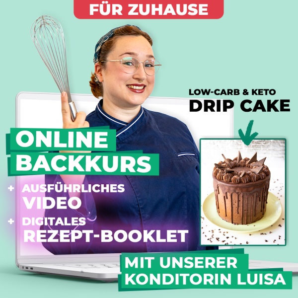 Online Backkurs "Drip-Cake" mit PDFs & Videos