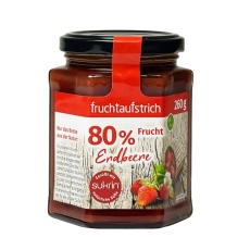 Erdbeer Fruchtaufstrich mit Erythrit & Stevia 260 g
