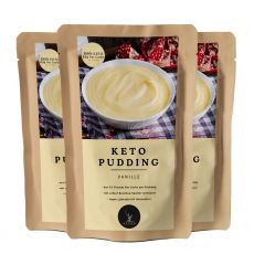 Keto Veganes Vanille Puddingpulver | 3er Packung